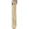 Ekena Millwork Traditional Arts and Crafts Rough Sawn Bracket w/ Offset Brace, Douglas Fir, 6"W x 28"D x 36"H BKT0604X28X36TRA03RDF - alternate 3